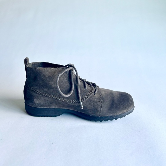 Men’s Sorel Brown Grey Suede Genuine Leather Lace Up Ankle Boots size 10.5 - Picture 4 of 14
